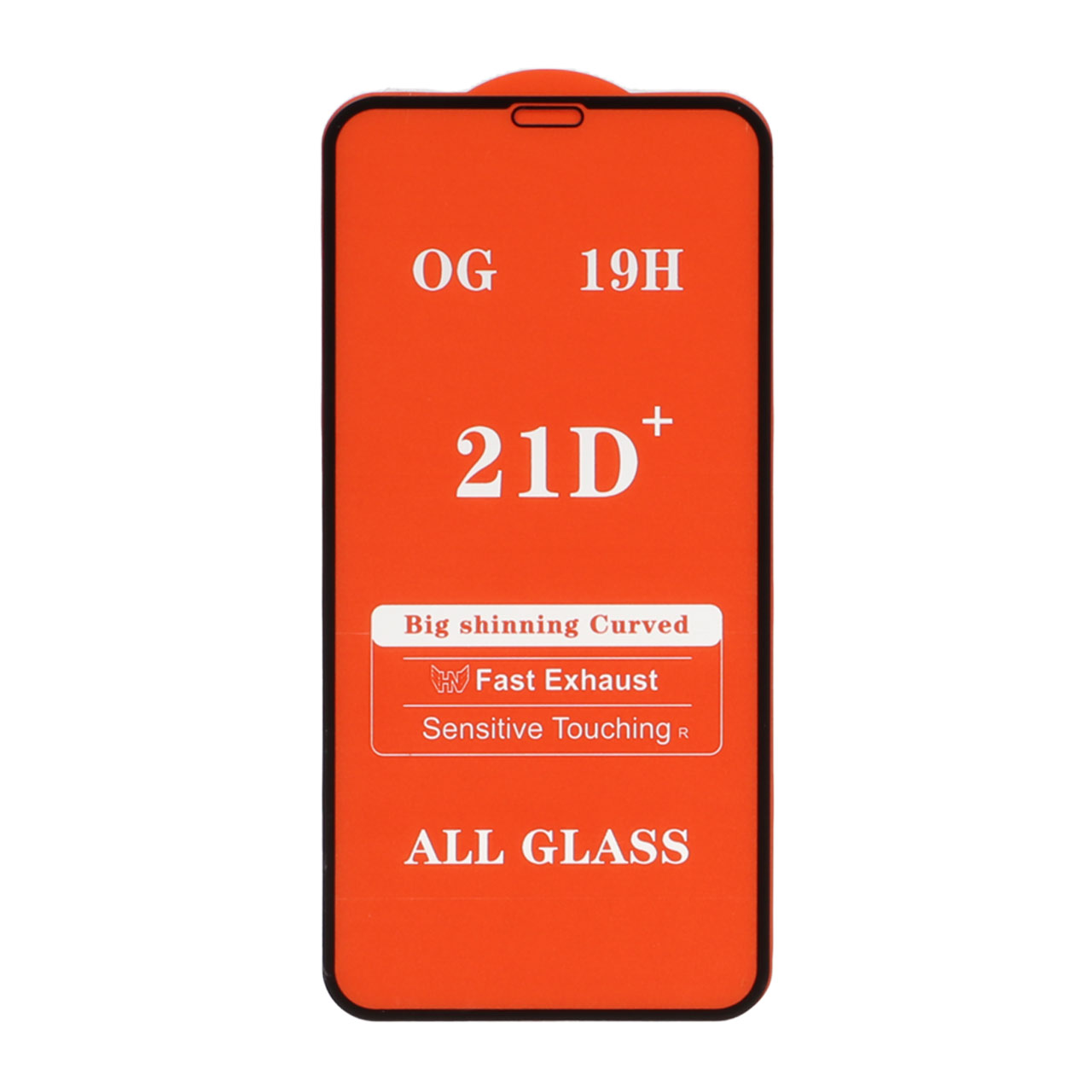 محافظ صفحه نمایش شیشه ای Full Cover 21D - iPhone 11 Pro / X / XS - مشکی (بدون پک)