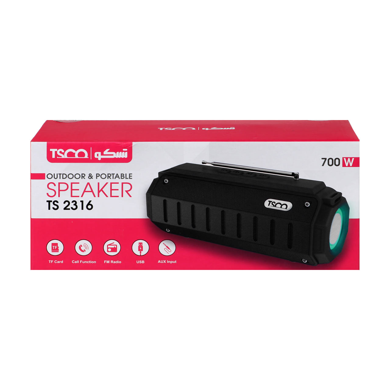 اسپیکر بی سیم تسکو مدل TS 2316-مشکی 