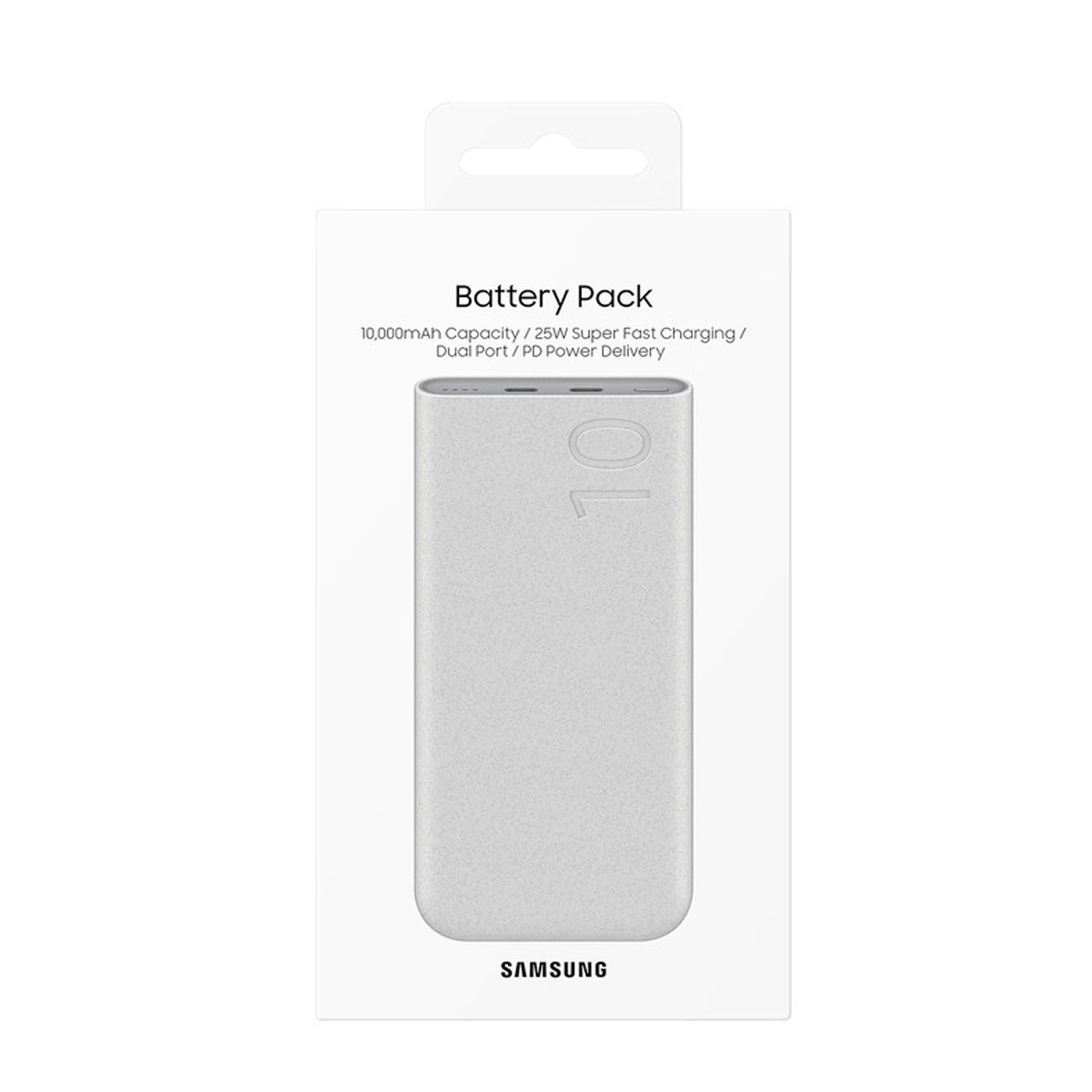 پاوربانک (PD و فست شارژ) Samsung 25W 10000mAh مدل EB-P3400 - بژ - اصلی (گارانتی 18 ماهه شرکتی)