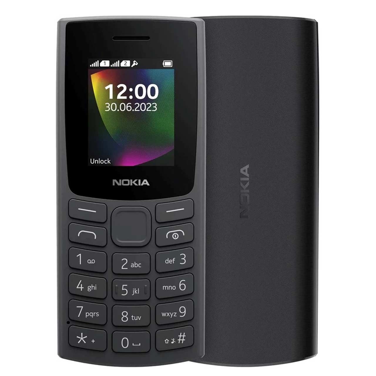 گوشی موبایل Nokia مدل 2023-106 دو سیم کارت - ذغالی - مونتاژ ایران تحت لیسانس نوکیا (گارانتی سامتل)