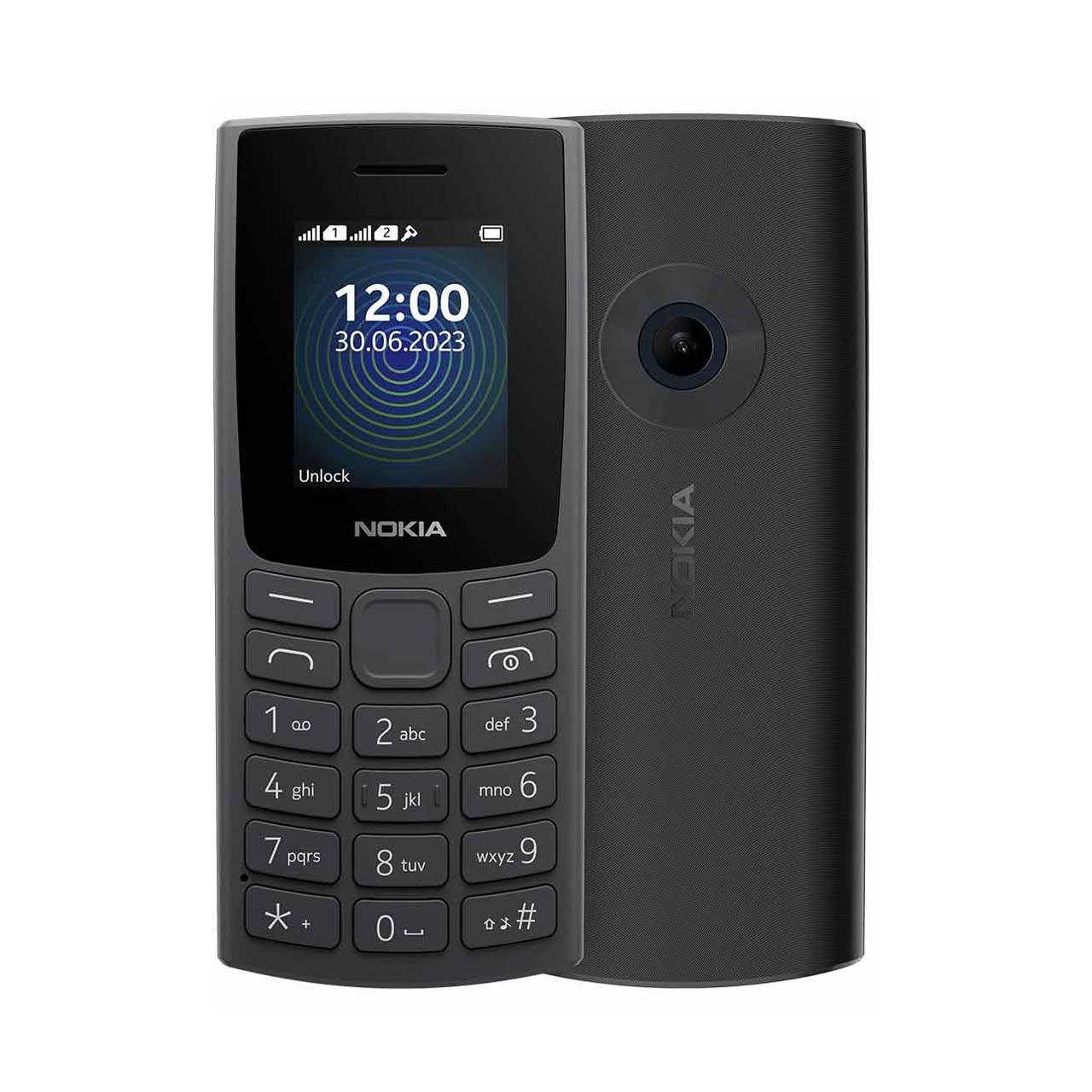 گوشی موبایل Nokia مدل 2023-110 دو سیم کارت - ذغالی  - مونتاژ ایران تحت لیسانس نوکیا (گارانتی سامتل)