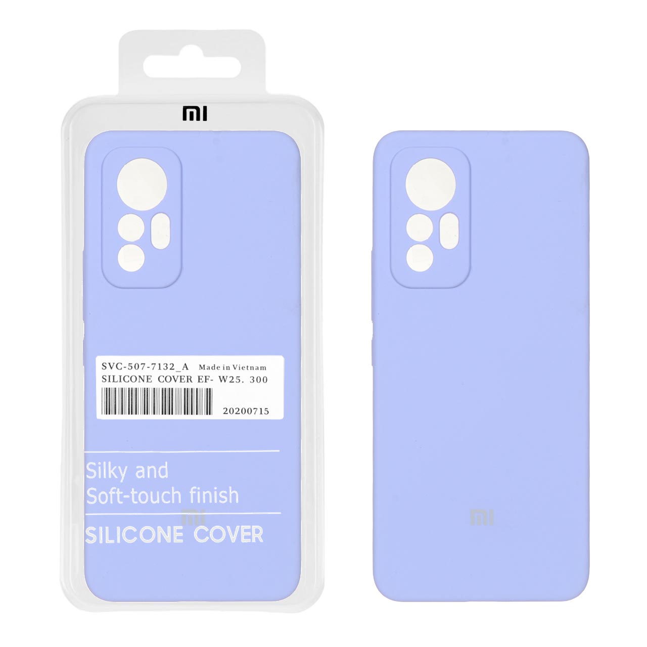 قاب سیلیکونی پاک کنی اورجینال درجه یک Xiaomi Mi 12 Lite