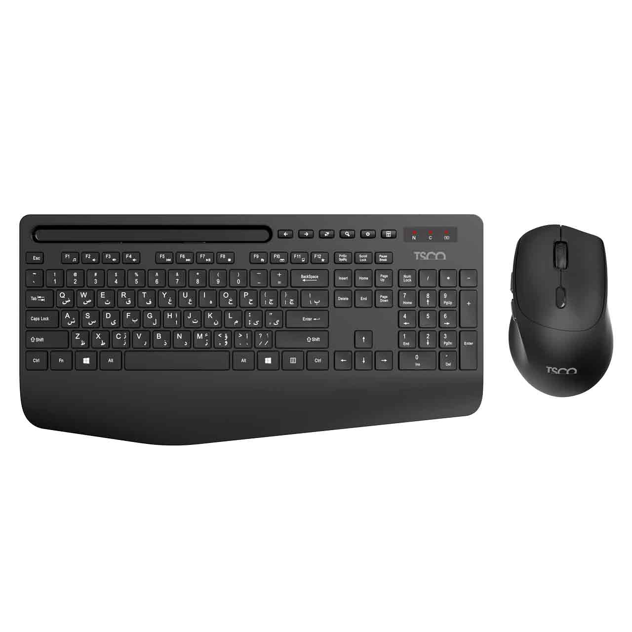 کیبورد و ماوس بی سیم TSCO مدل TKM 7025W