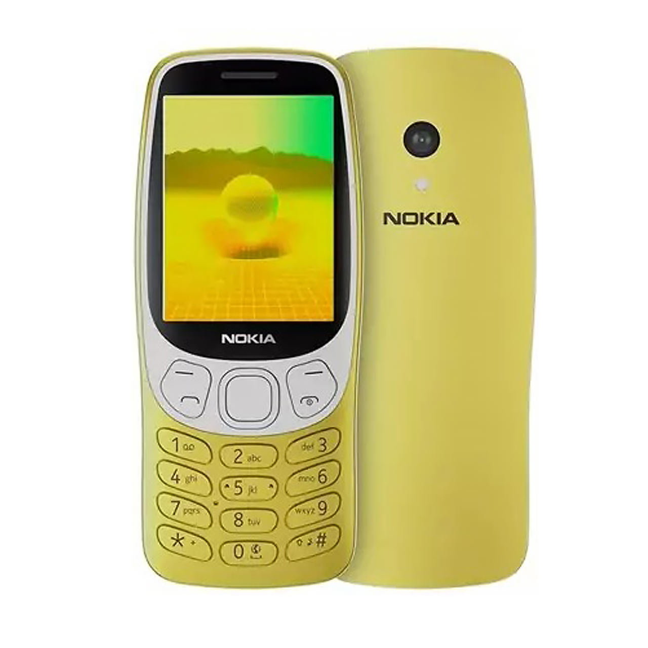 گوشی موبایل Nokia مدل 2024-3210 دو سیم کارت - طلایی - مونتاژ ایران تحت لیسانس نوکیا (گارانتی سامتل)