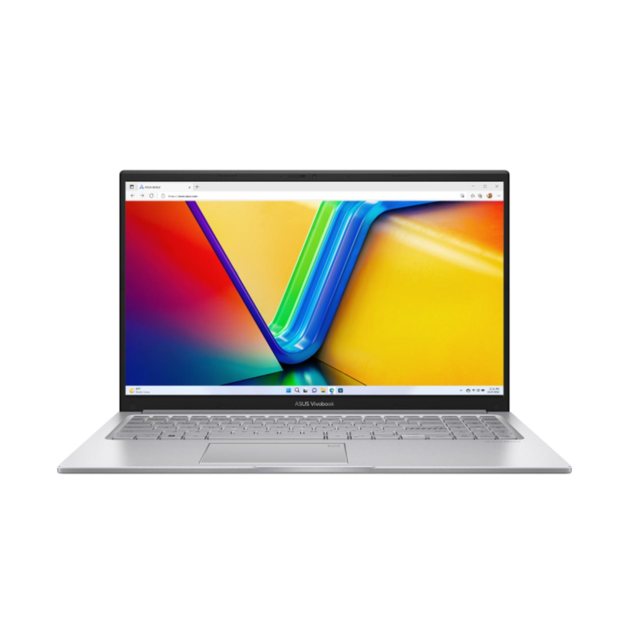 لپ تاپ ایسوس 15.6 اینچی FHD مدل Intel i7-1355U - VivoBook F1504VA-NJ826 رم 16GB حافظه 512GB SSD گرافیک Integrated - نقره ای - Windows 11 به همراه کیف هدیه