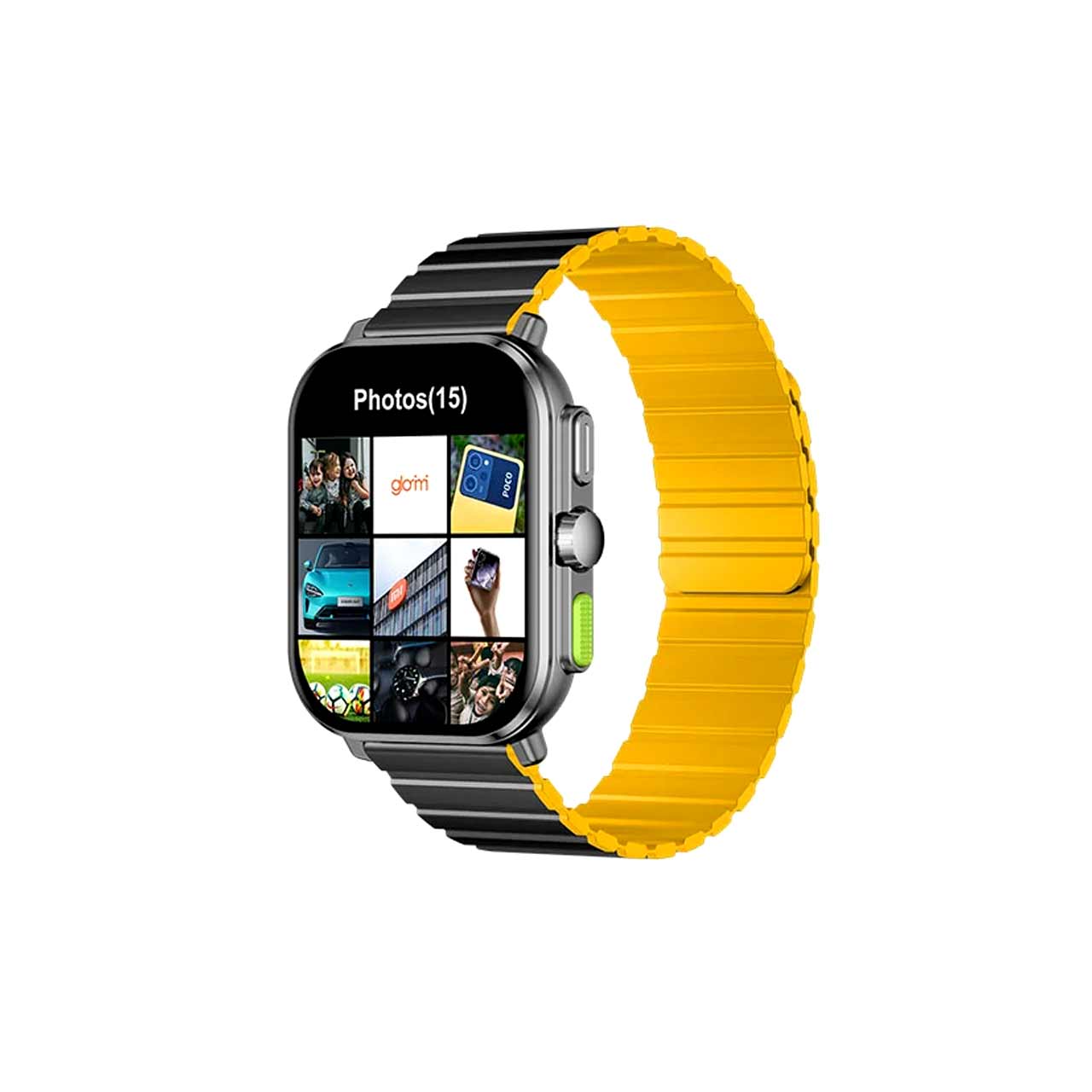 ساعت هوشمند Glorimi مدل GS2 Pro - مشکی زرد (گارانتی 12 ماهه شرکتی)