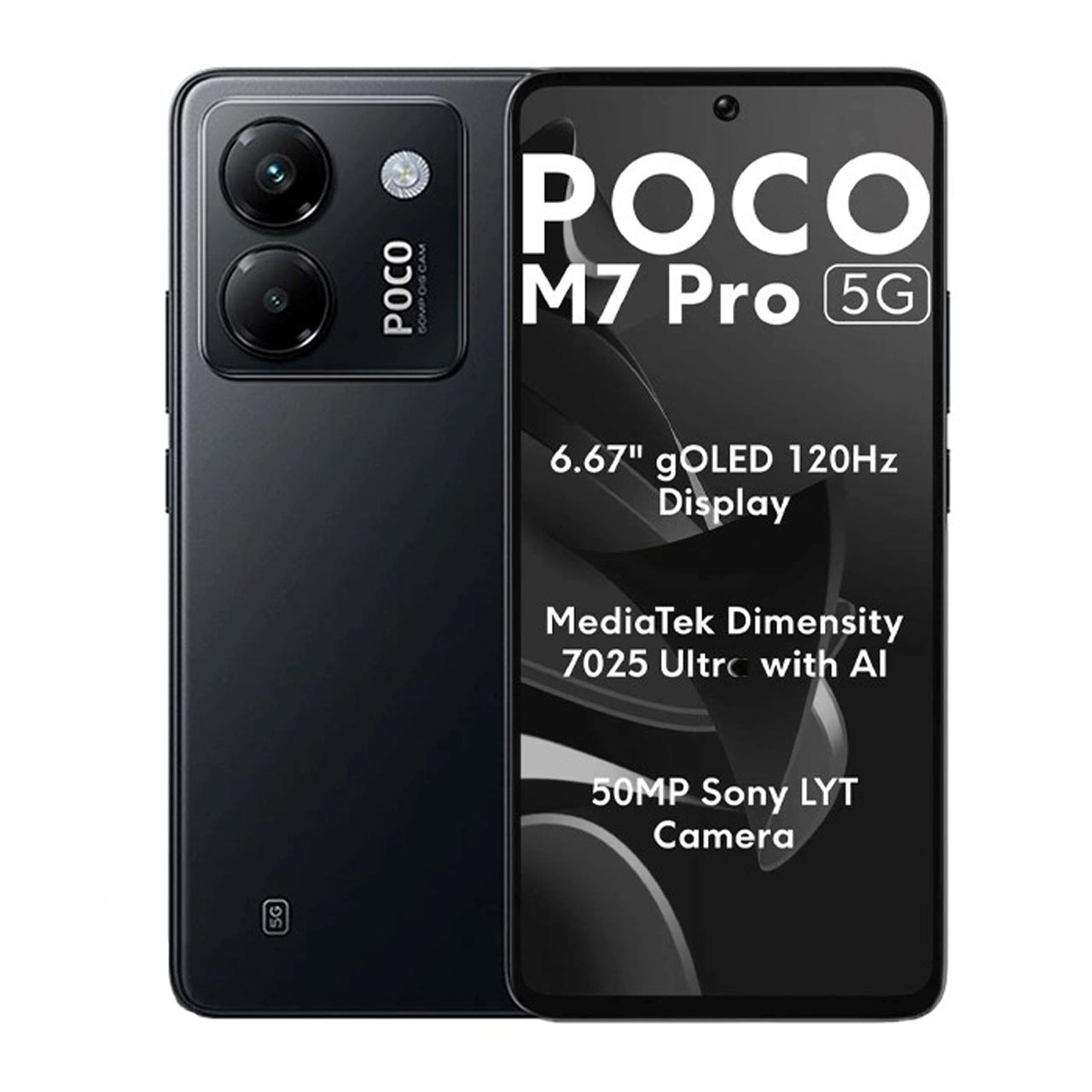 POCO M7 Pro 5G 256GB ブラック Amazon.com: Poco M7 Pro 5G (256GB + 8GB) (for Tmobile Mint
