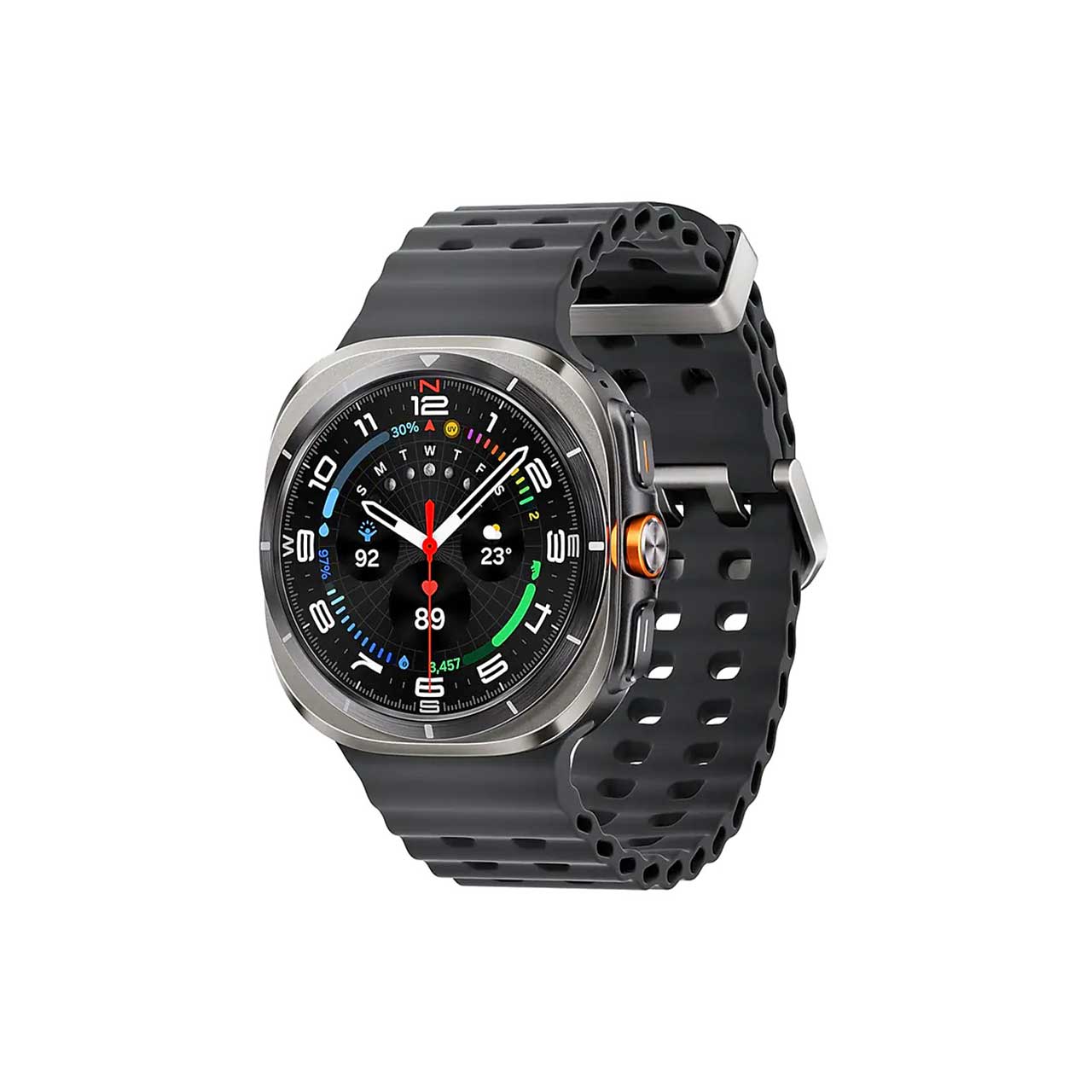 ساعت هوشمند سامسونگ Galaxy Watch Ultra 47mm مدل SM-L705 - نقره ای تیتانیوم - اصلی (گارانتی 18 ماهه شرکتی)
