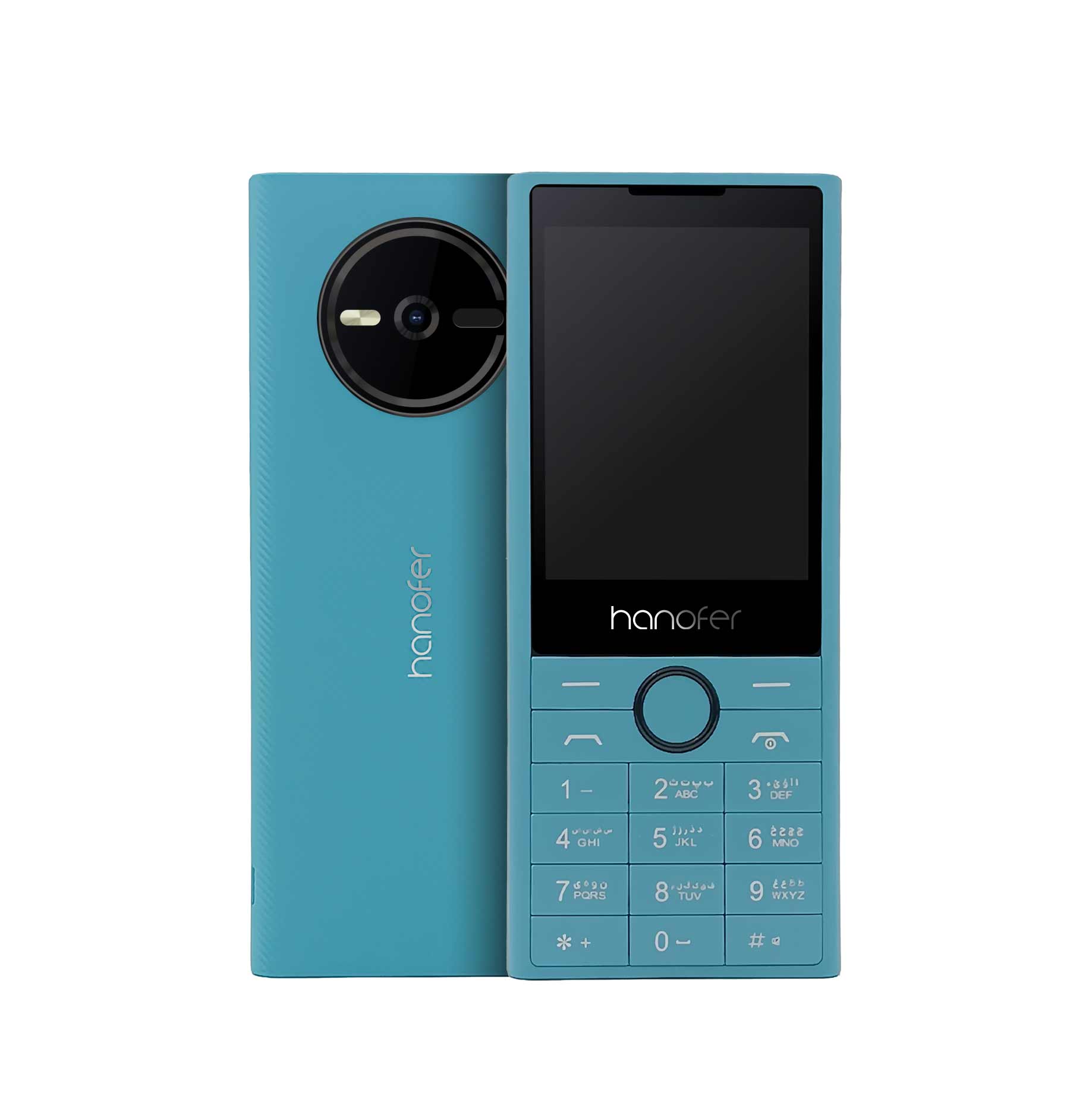 گوشی موبایل Hanofer مدل HA-1235DS 150 2024 ظرفیت 32 مگابایت - آبی