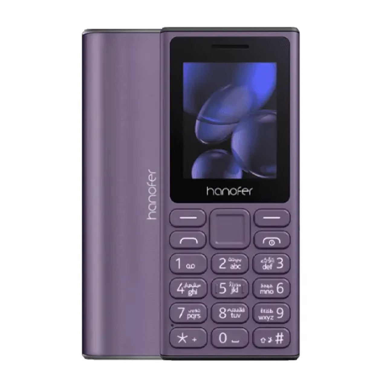 گوشی موبایل Hanofer مدل HA-1393DS 105 2024 ظرفیت 32 مگابایت - بنفش
