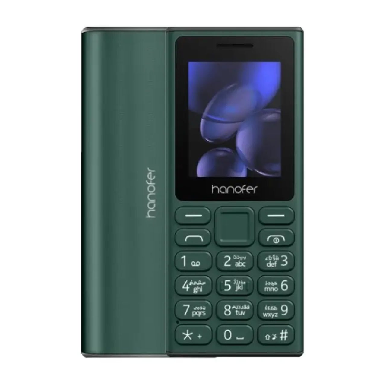 گوشی موبایل Hanofer مدل HA-1393DS 105 2024 ظرفیت 32 مگابایت - سبز تیره