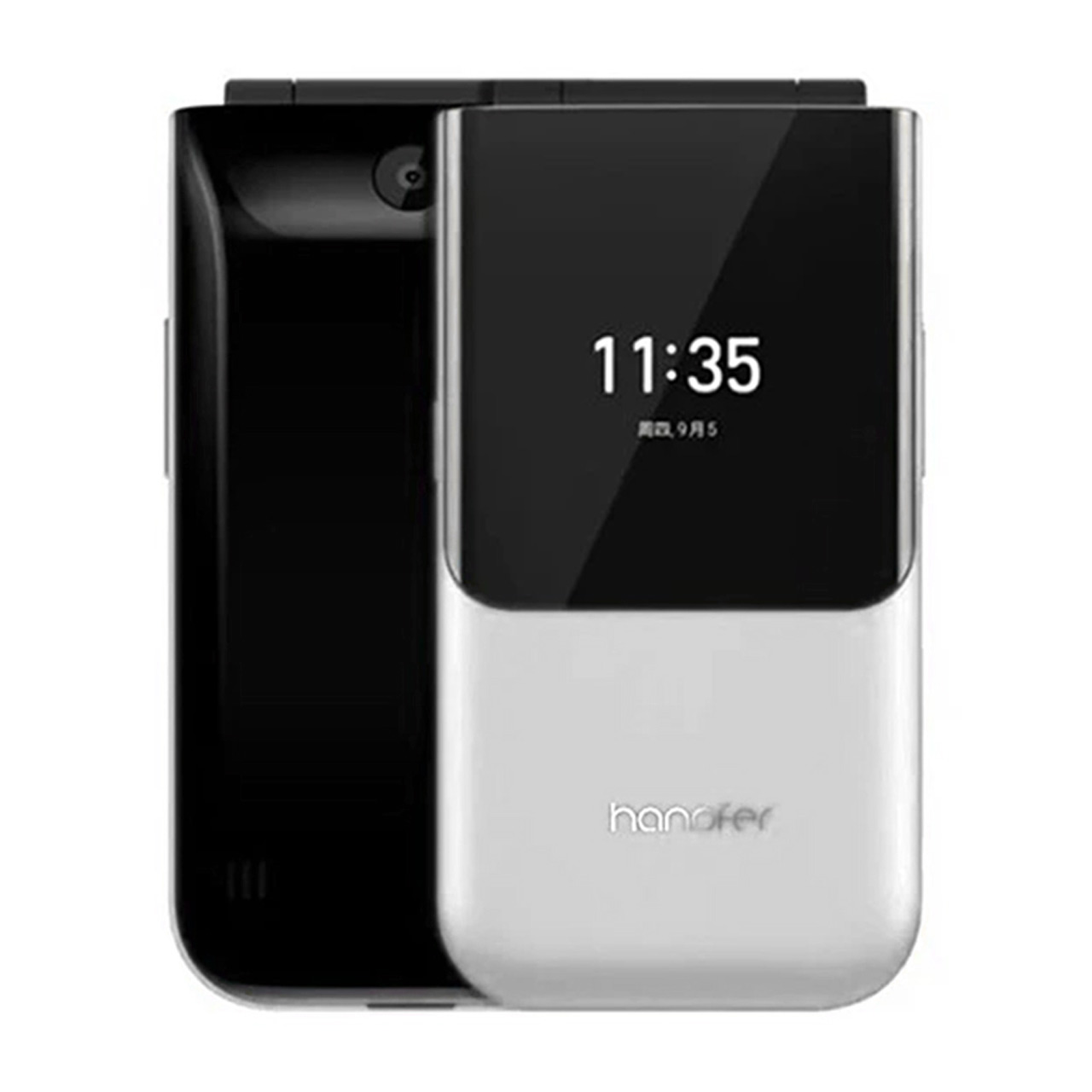 گوشی موبایل Hanofer مدل HA-1453 2760 2023 Flip ظرفیت 32 مگابایت - خاکستری