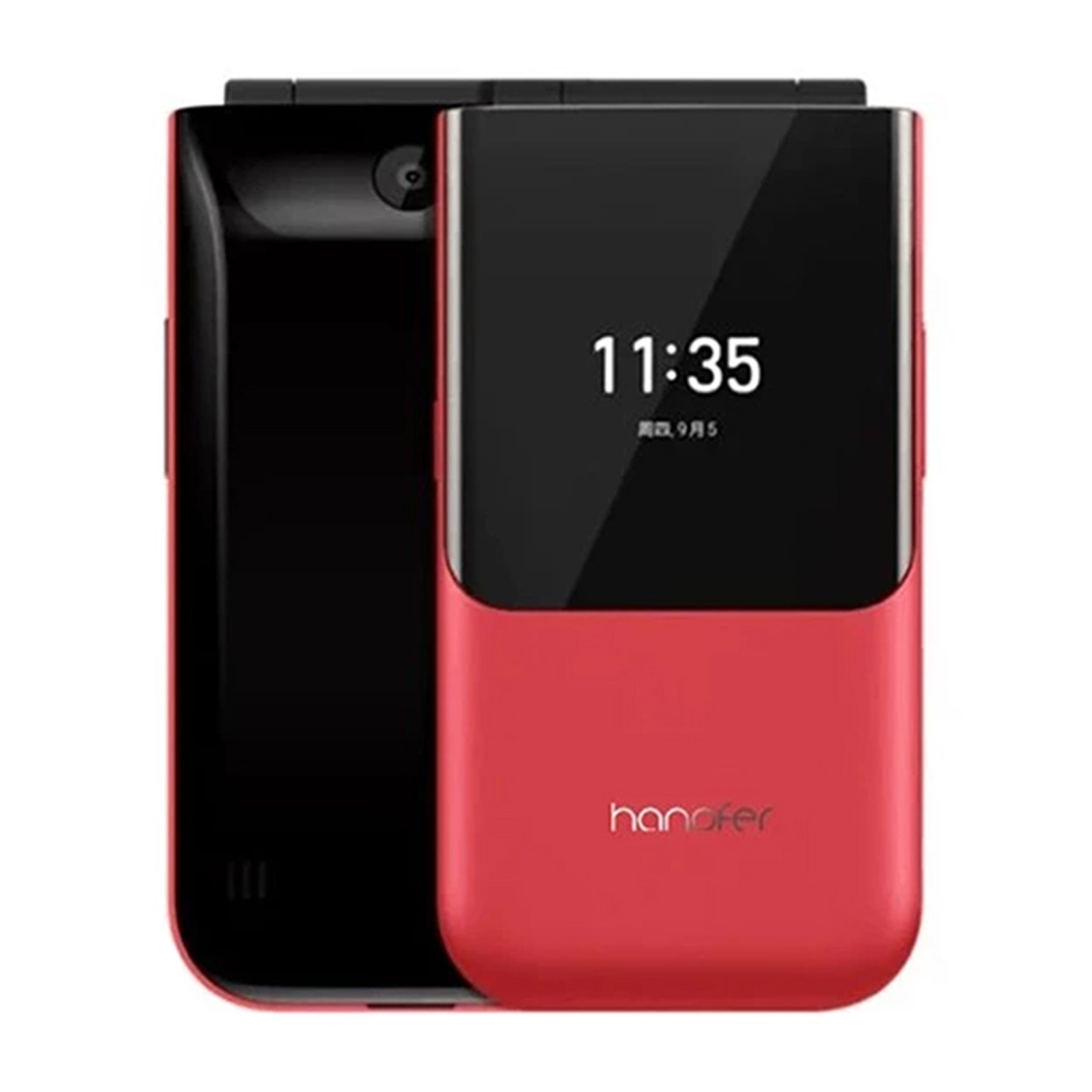 گوشی موبایل Hanofer مدل HA-1453 2760 2023 Flip ظرفیت 32 مگابایت - قرمز