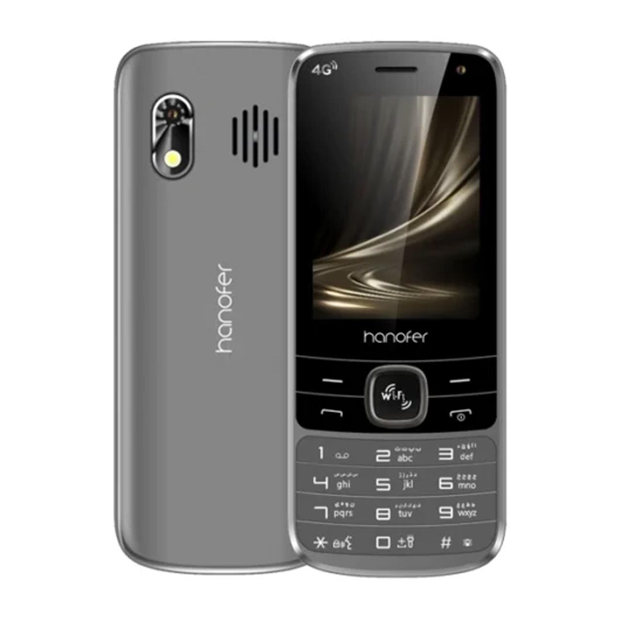 گوشی موبایل Hanofer مدل HA-5300FDS 4G (Ram 2) ظرفیت 16 گیگابایت - سفید