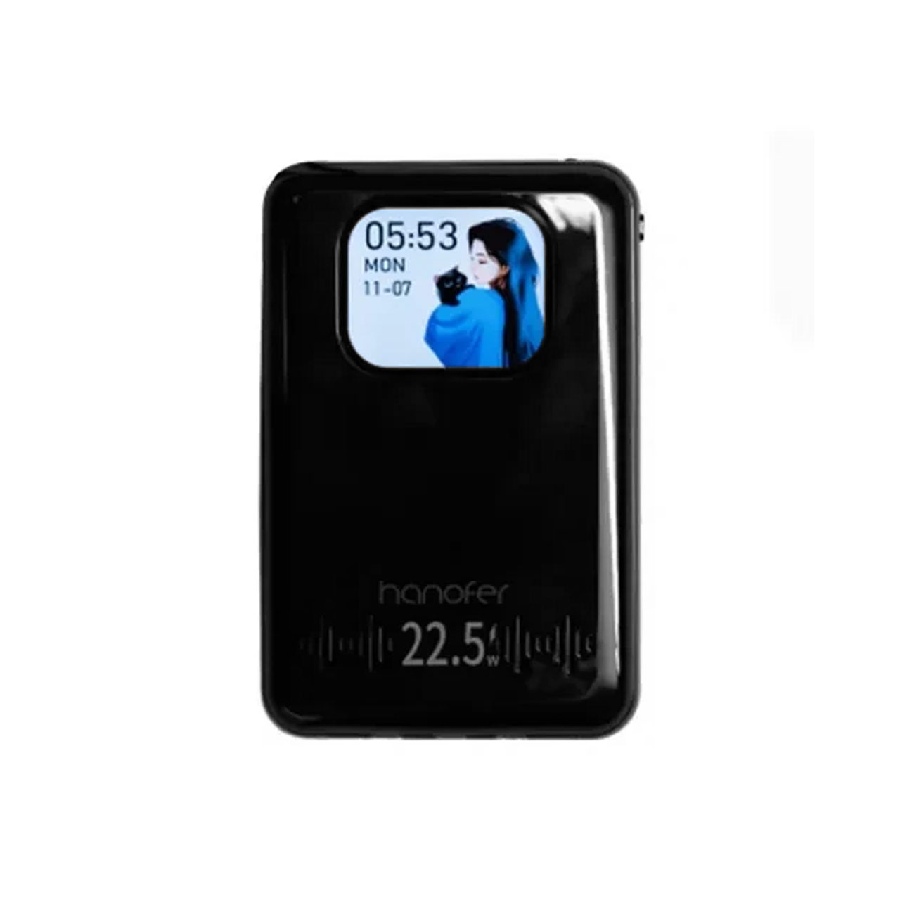 پاوربانک PD و فست شارژ Hanofer 10000mAh 22.5W - مشکی
