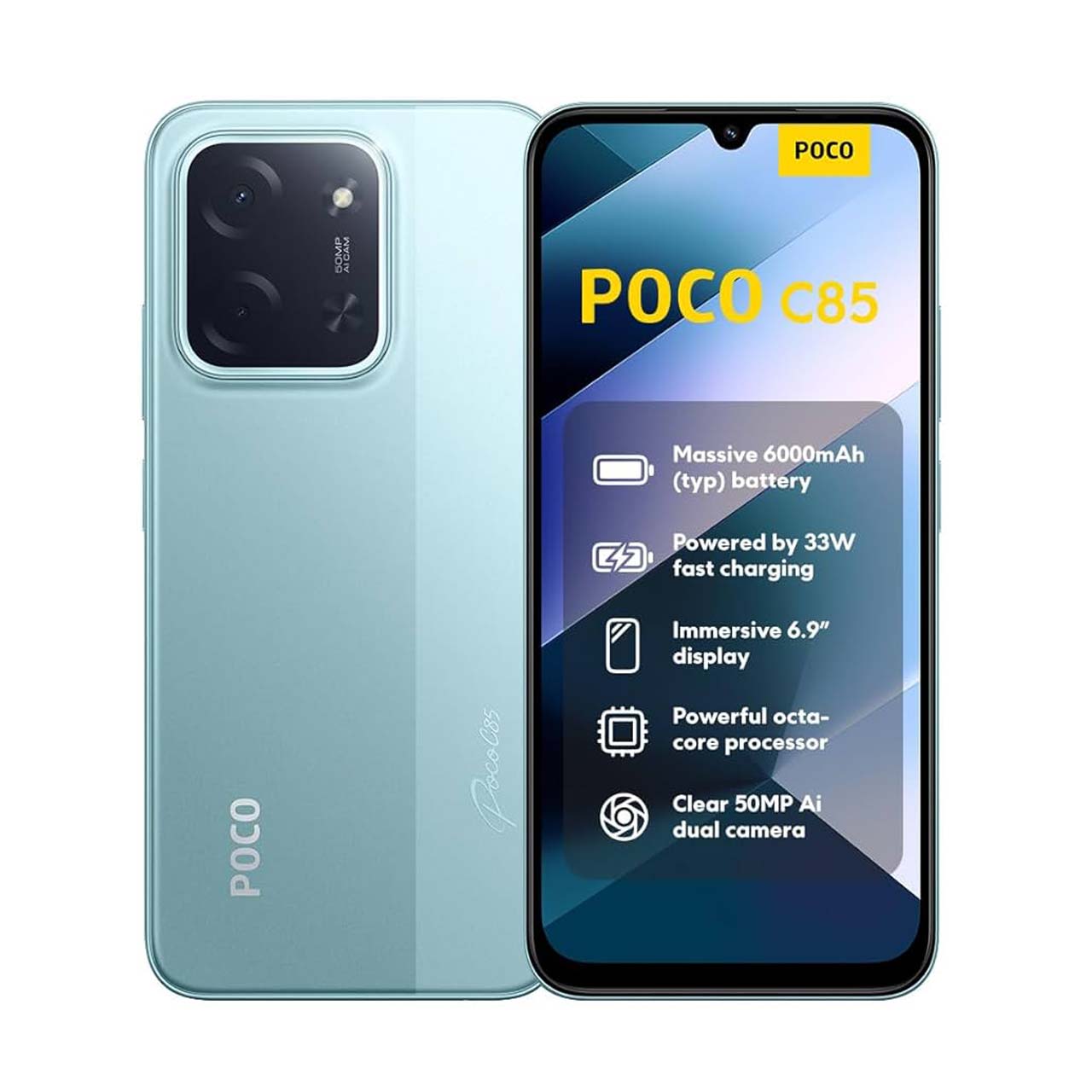 گوشی موبایل Xiaomi مدل (Poco C85 (RAM 8 ظرفیت 256GB - سبز