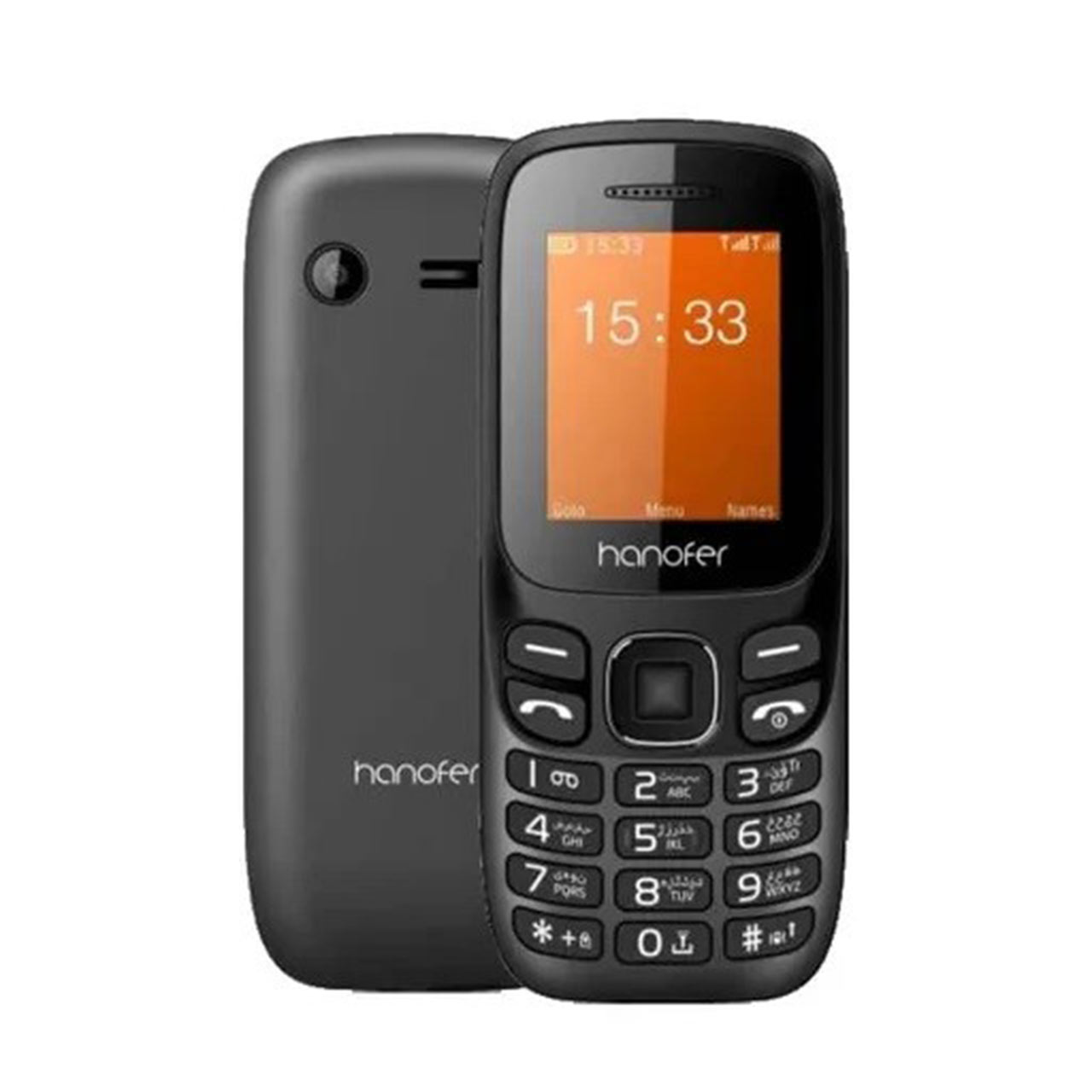 گوشی موبایل Hanofer مدل HA-B210 DS ظرفیت 32 مگابایت - مشکی
