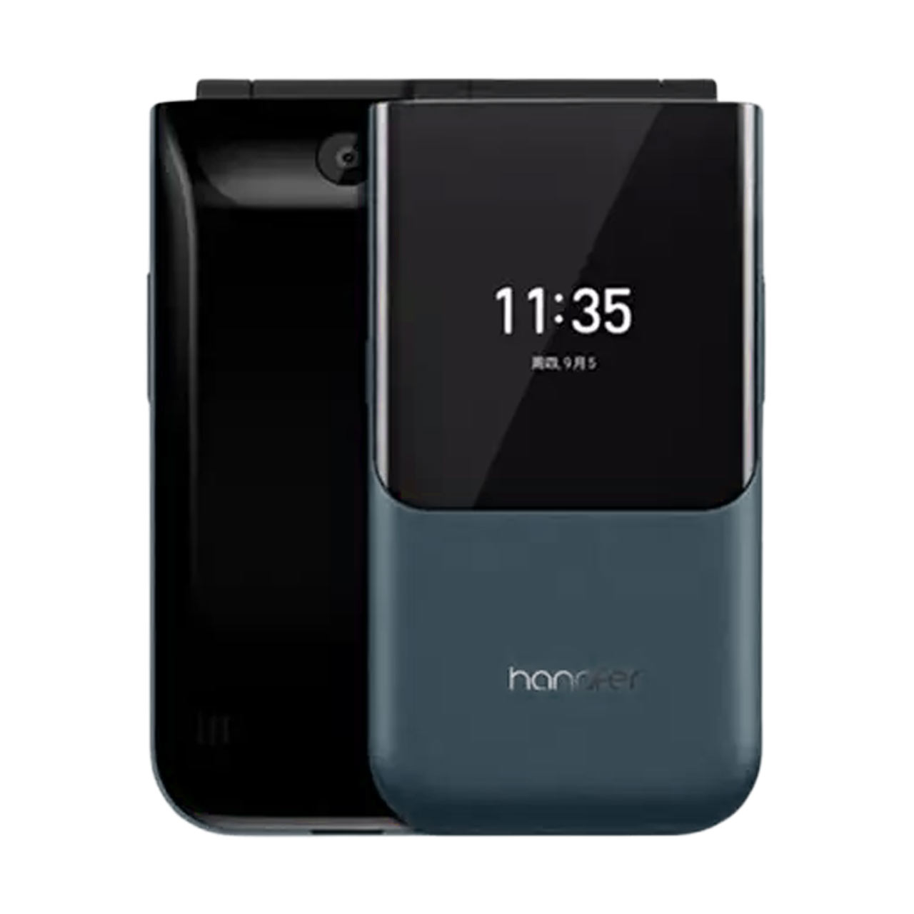 گوشی موبایل Hanofer مدل HA-2720DS Flip ظرفیت 32 مگابایت - سبز تیره