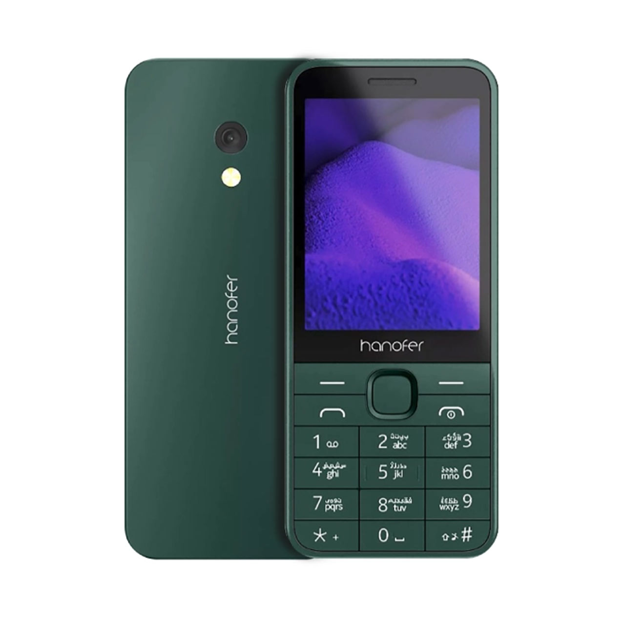 گوشی موبایل Hanofer مدل HA-215 DS ظرفیت 32 مگابایت - سبز