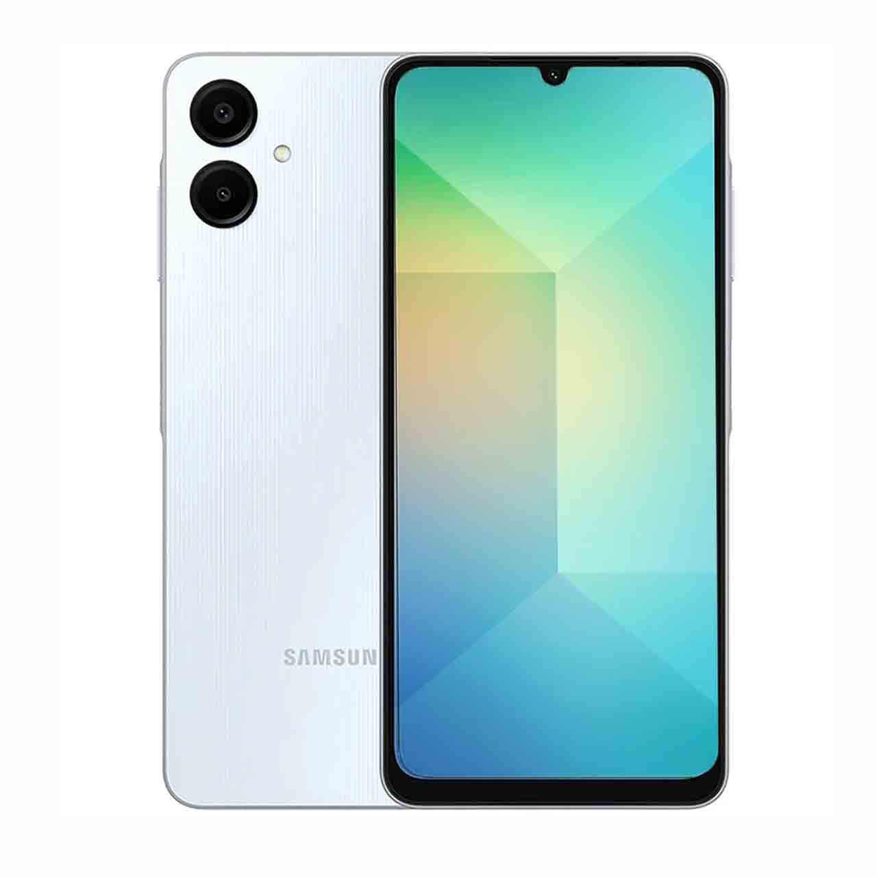 گوشی موبایل Samsung مدل Galaxy A06 5G (RAM 4) ظرفیت 64GB - خاکستری روشن