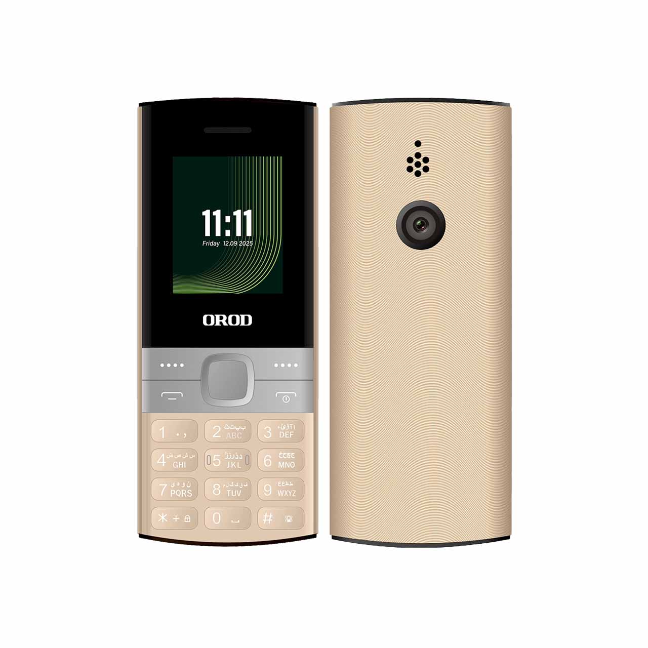 گوشی موبایل OROD مدل 150Lite دو سیم کارت - طلایی