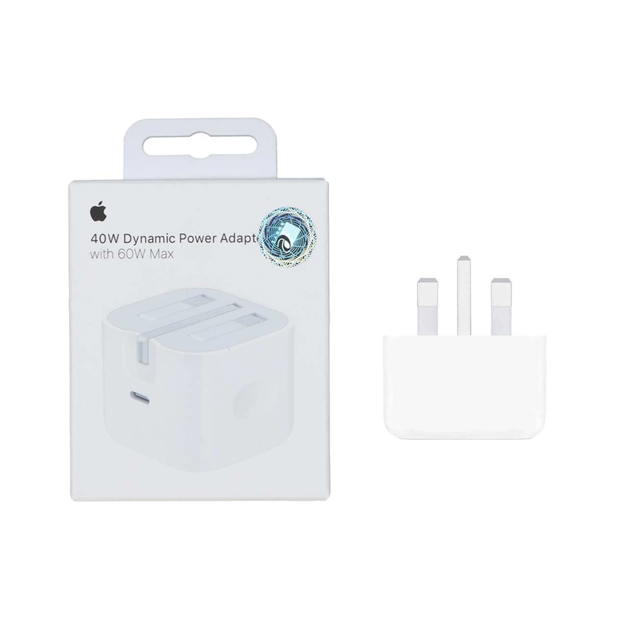 شارژر 40 وات اپل مدل 40W Dynamic Power Adapter with 60W Max - اصلی (گارانتی 18 ماهه شرکتی)