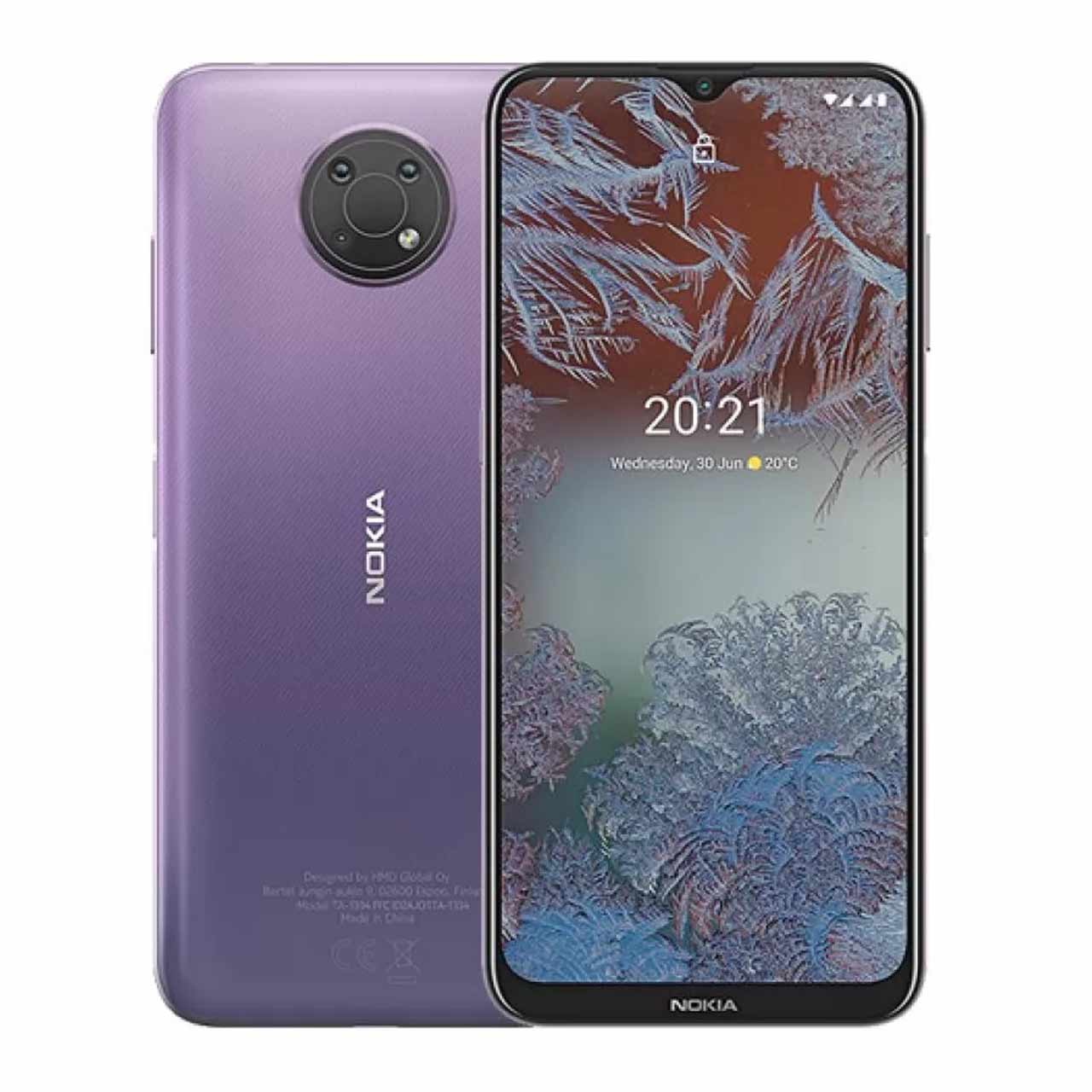 گوشی موبایل Nokia مدل (G10 (RAM 4 دو سیم کارت ظرفیت 64GB - بنفش (گارانتی وی دوسل)