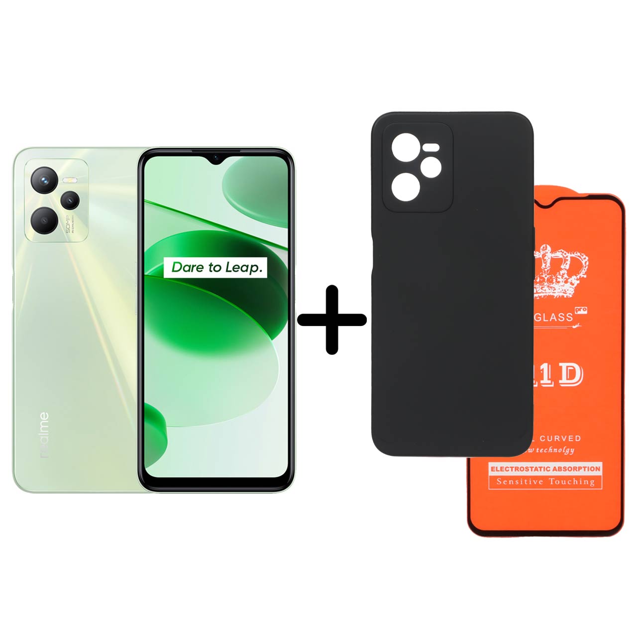 گوشی موبایل Realme مدل (C35 (RAM 4 ظرفیت 64GB - سبز (همراه قاب و گلس هدیه)