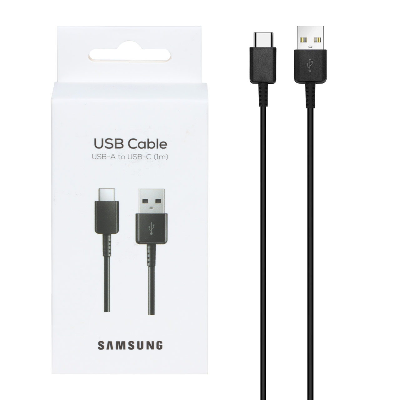 کابل شارژ SAMSUNG Type-C مدل S10 - مشکی (پک دار) - DST (گارانتی شش ماهه)