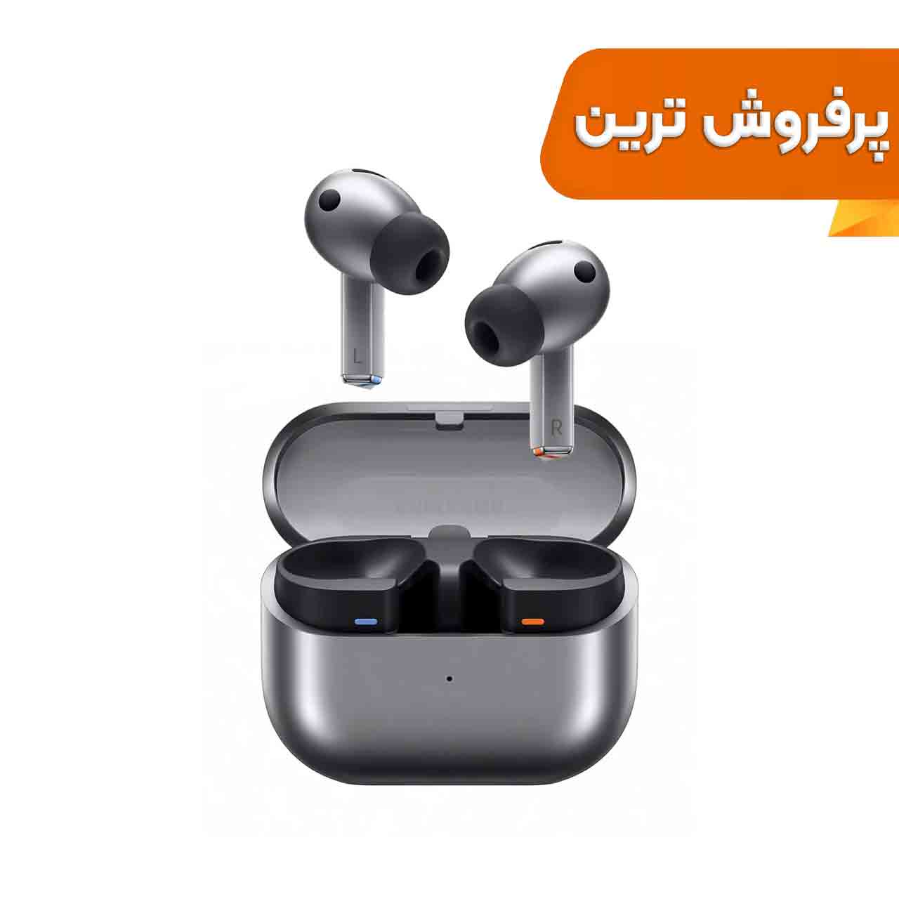 ایرپاد بی سیم SAMSUNG Galaxy buds 3 Pro مدل SM-R630 - نقره ای - اصلی (گارانتی 18 ماهه شرکتی)
