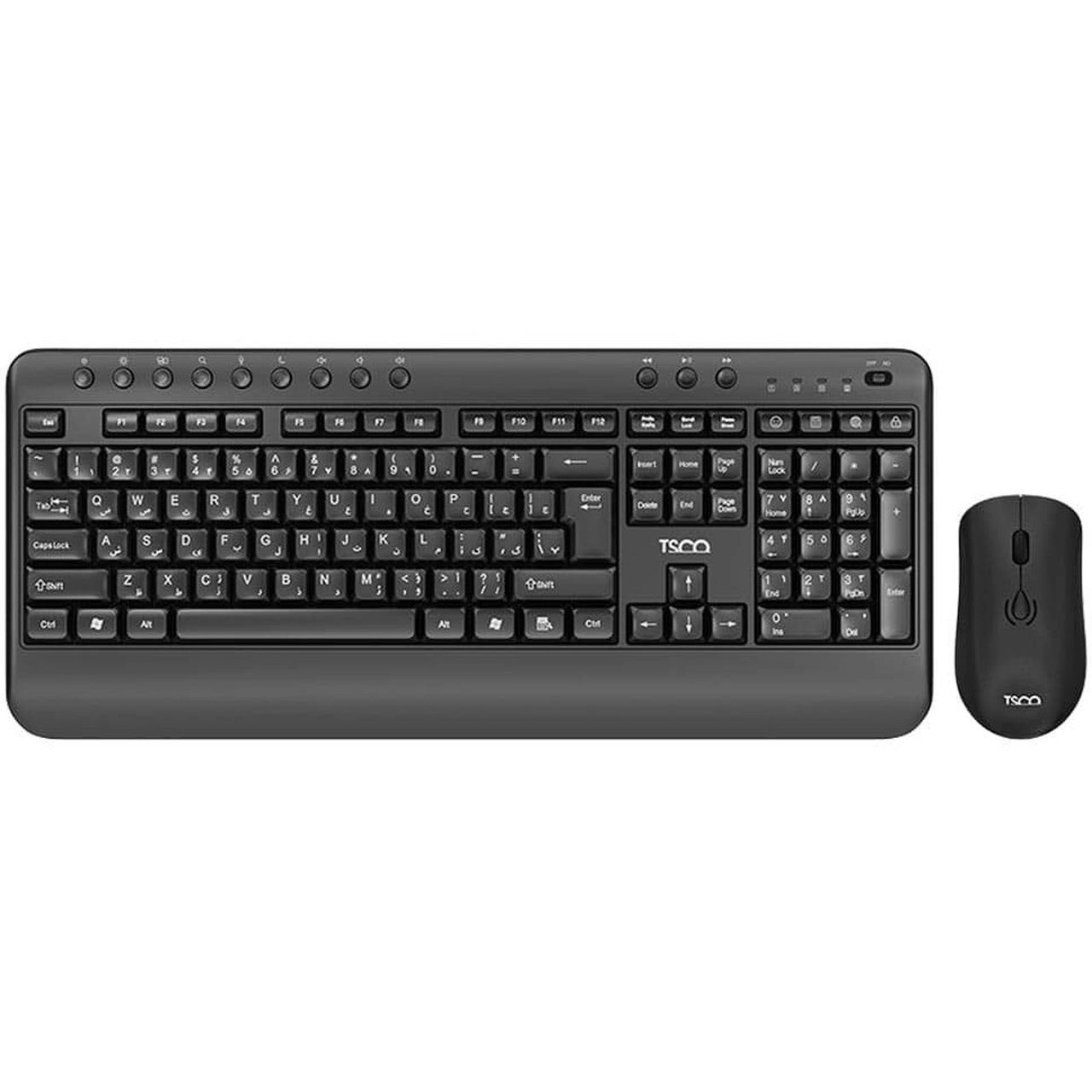 کیبورد و ماوس بی سیم TSCO مدل TKM 7029W