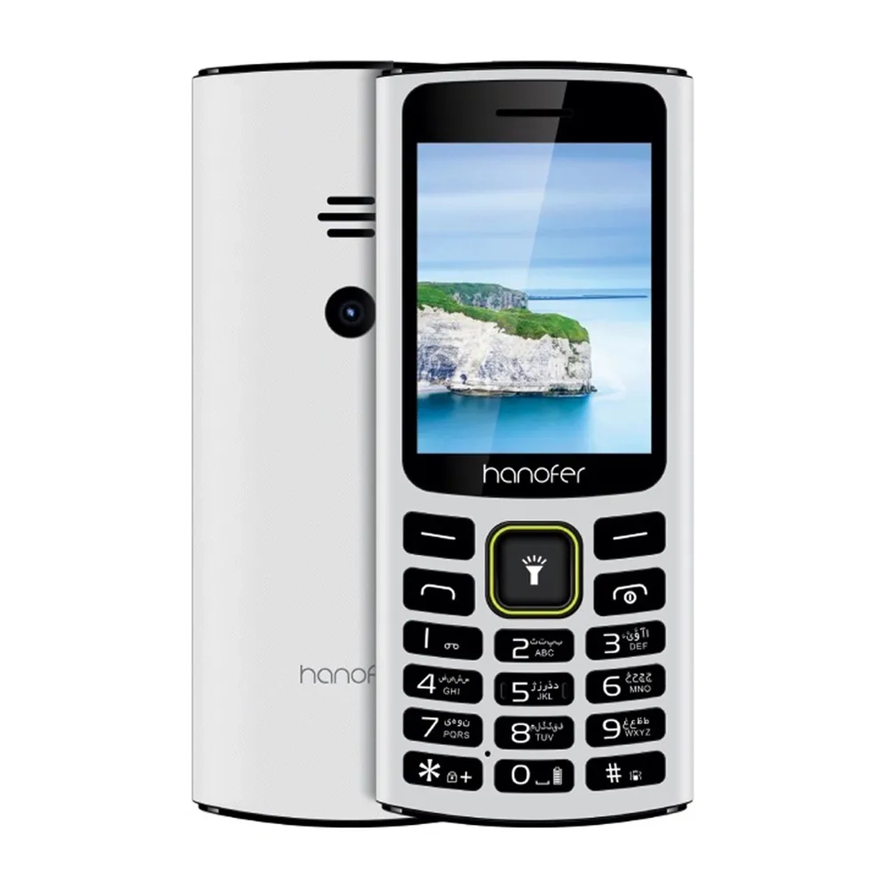 گوشی موبایل Hanofer مدل 2720M  - سفید (سه ماه تعویض)