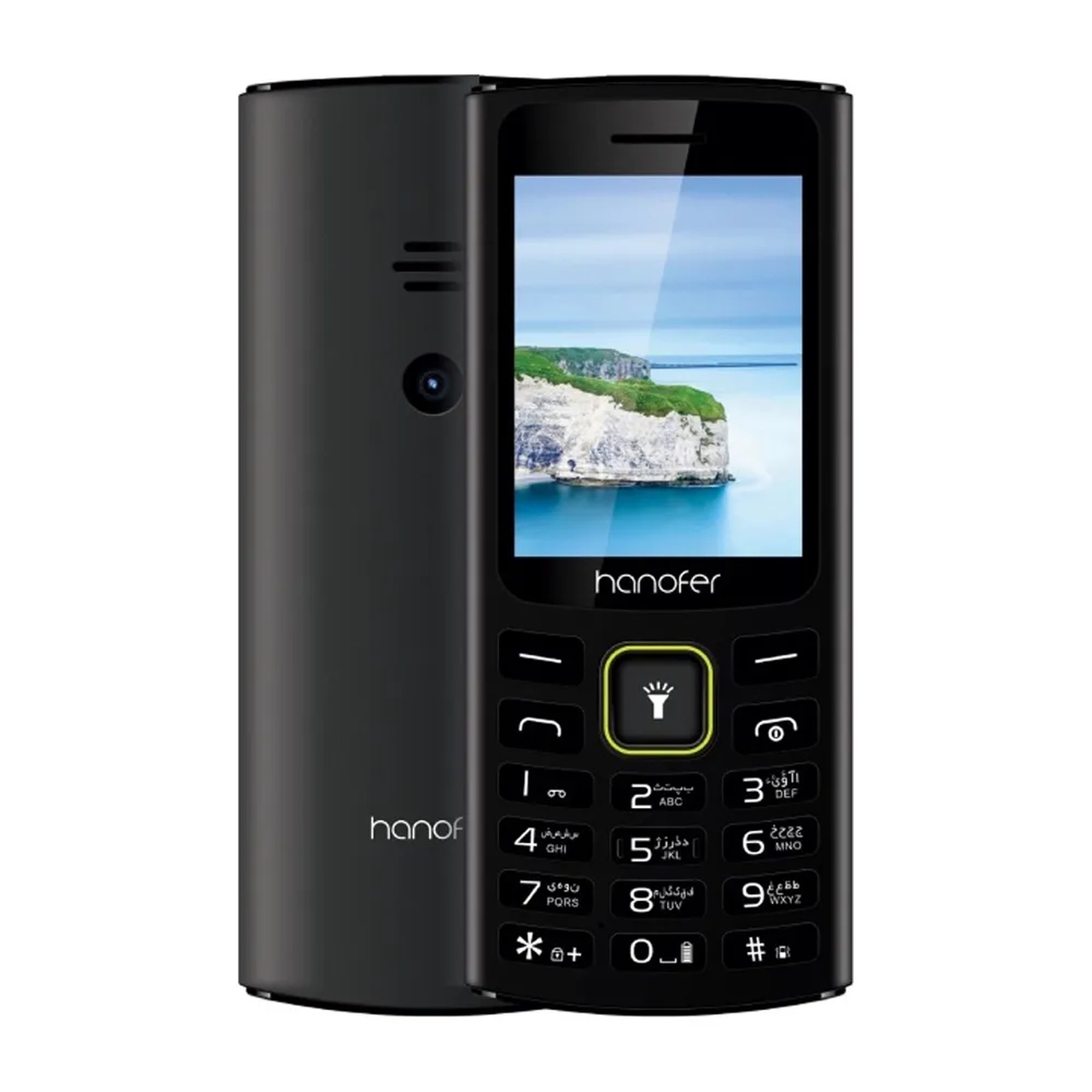 گوشی موبایل Hanofer مدل 2720M  - مشکی (سه ماه تعویض)