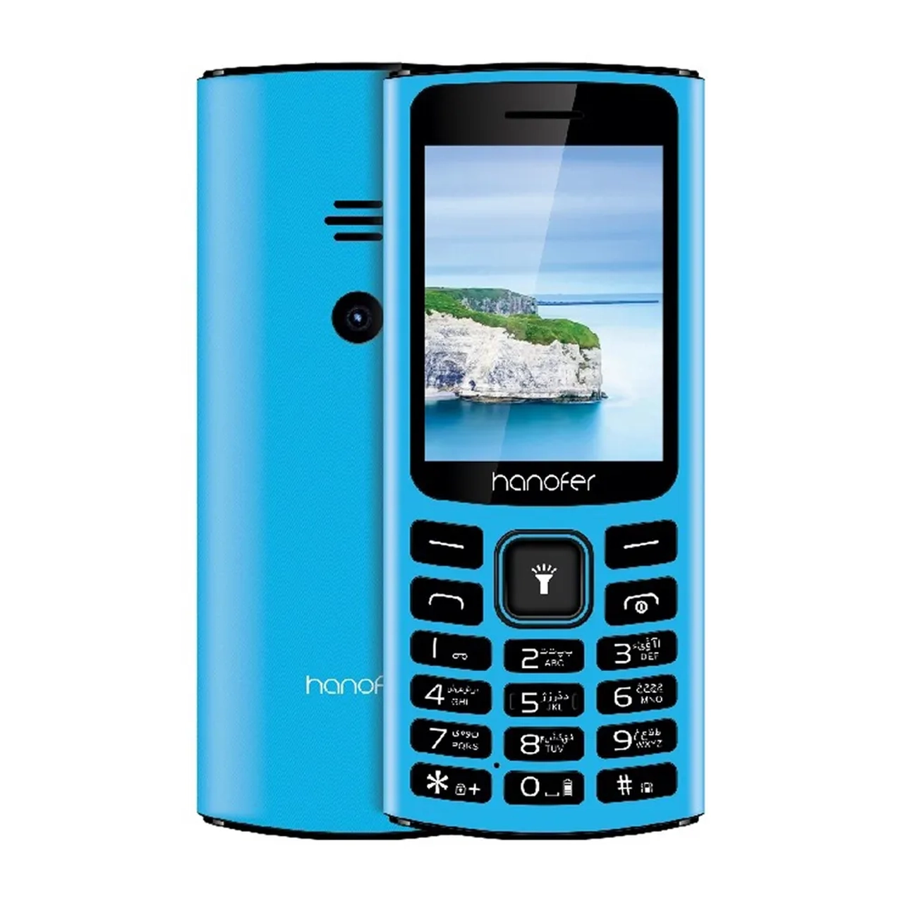 گوشی موبایل Hanofer مدل 2720M  - آبی (سه ماه تعویض)