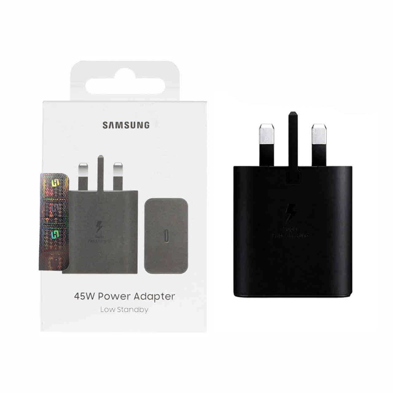شارژر دیواری PD و فست Samsung مدل EP-T4511 45W - مشکی - اصلی (گارانتی 18 ماهه شرکتی)