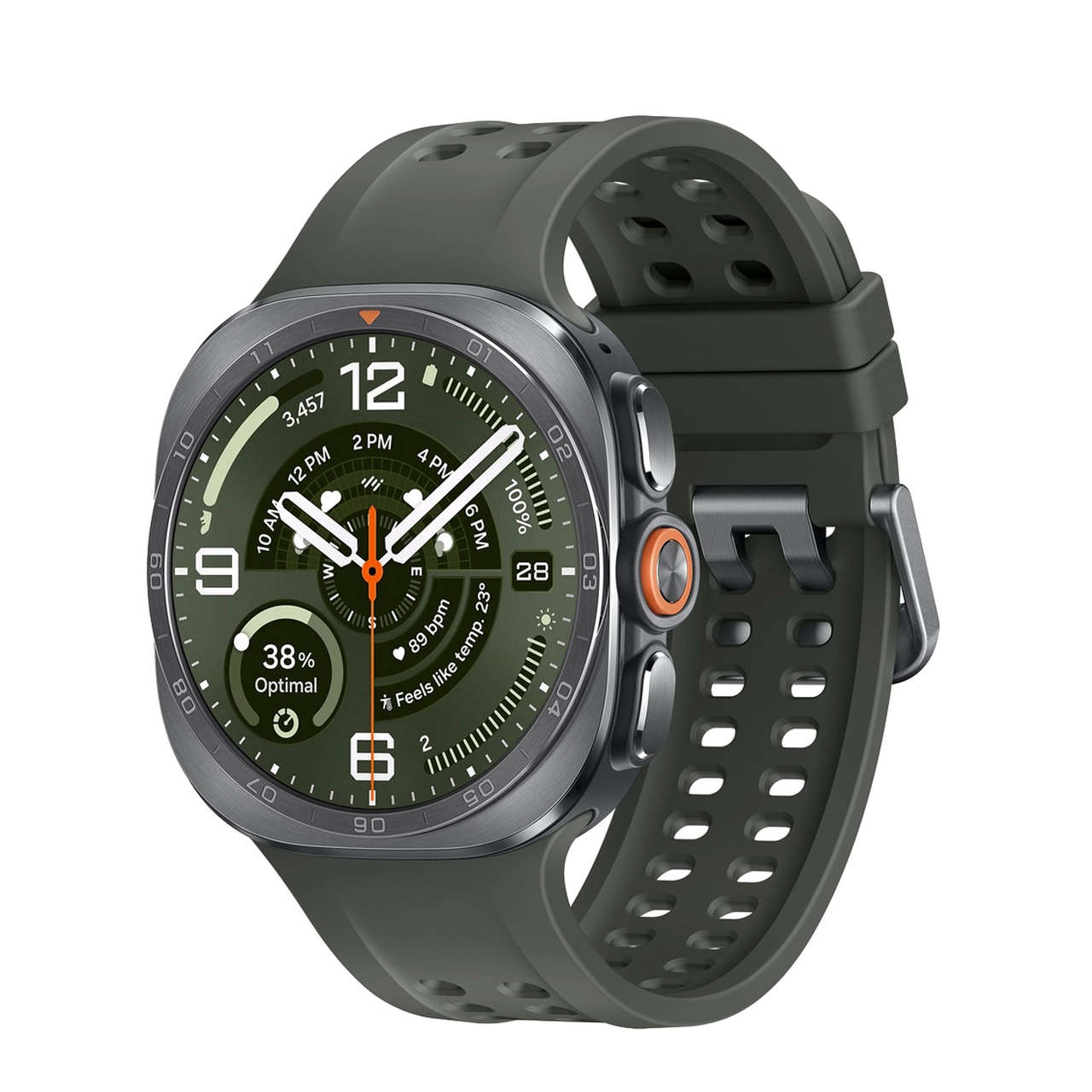 ساعت هوشمند سامسونگ Galaxy Watch Ultra2 47mm مدل SM-L715F - نقره ای تیتانیوم - اصلی (گارانتی 18 ماهه شرکتی)