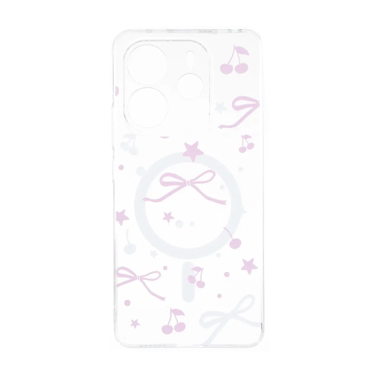 قاب Cute کریستالی طرح مگ سیف محافظ لنزدار Xiaomi Redmi Note 14 4G - کد 85