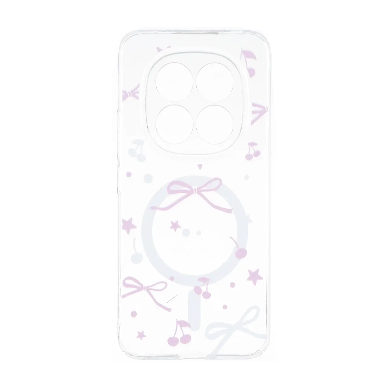 قاب Cute کریستالی طرح مگ سیف محافظ لنزدار Xiaomi Redmi Note 15 Pro 5G / Note 15 Pro Plus / Poco M8 Pro 5G - کد 138