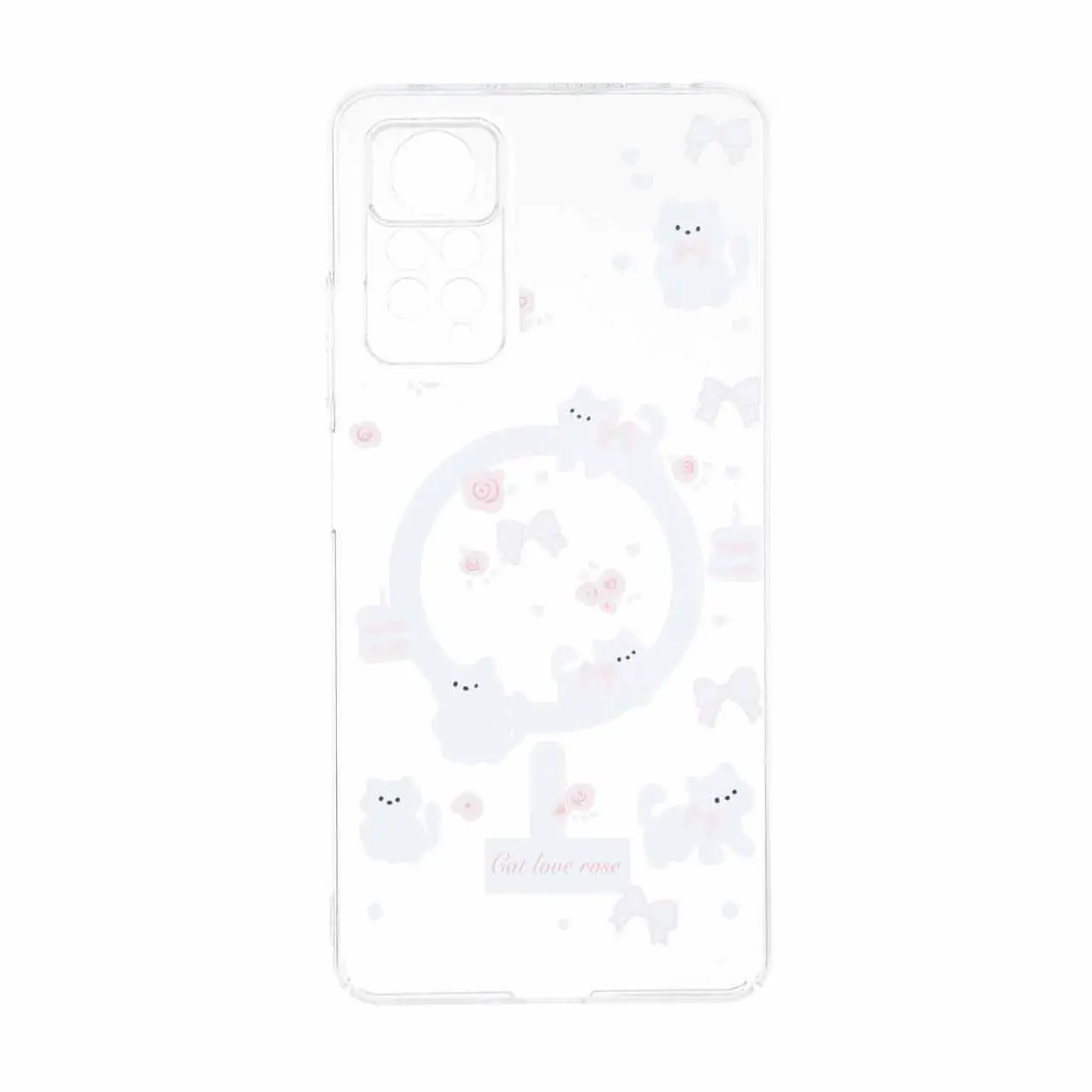 قاب Cute کریستالی طرح مگ سیف محافظ لنزدار Xiaomi Redmi Note 12 Pro 4G / Redmi Note 11 Pro - کد 161