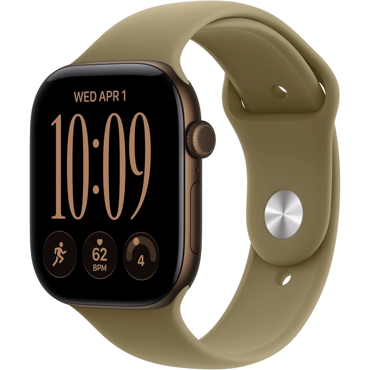 ساعت هوشمند اپل واچ سری 12 مدل DK Bronze AI Olive SB - 46MM - برنز - اصلی (گارانتی 18 ماهه شرکتی)
