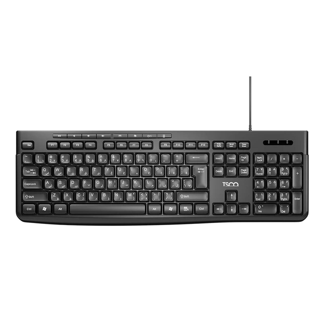 کیبورد باسیم TSCO مدل TK 8025
