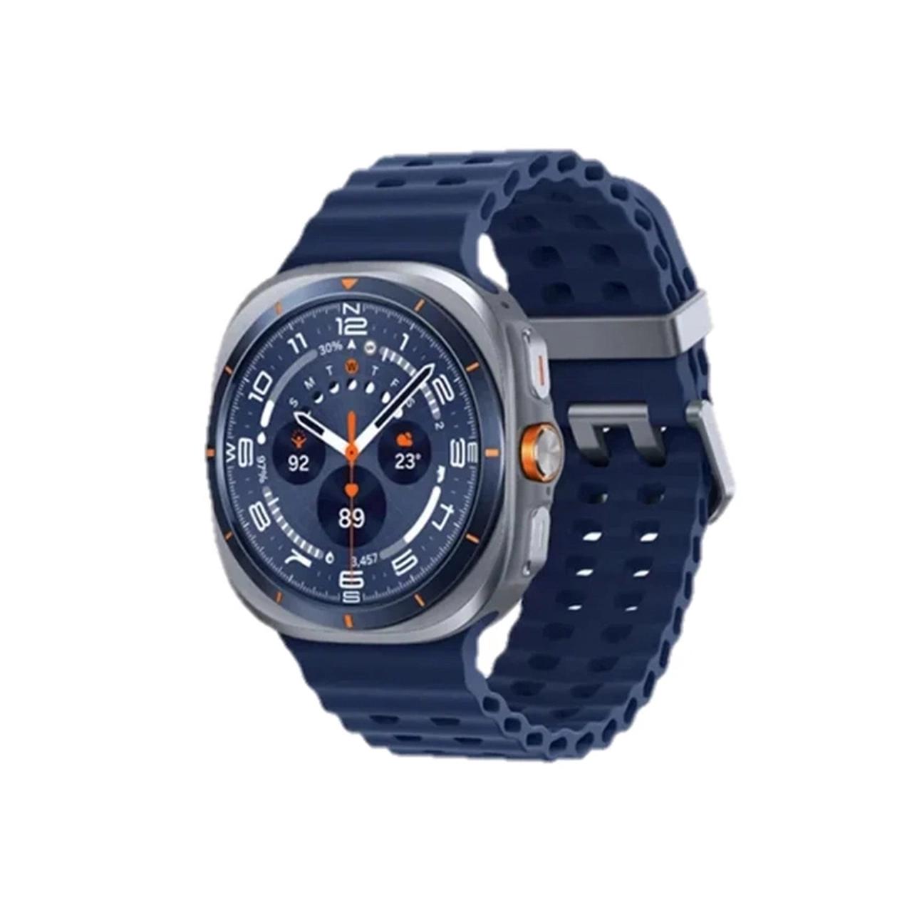 ساعت هوشمند سامسونگ Galaxy Watch Ultra 47mm مدل 2025 SM-L705 - آبی تیتانیوم - اصلی (گارانتی 12 ماهه شرکتی)